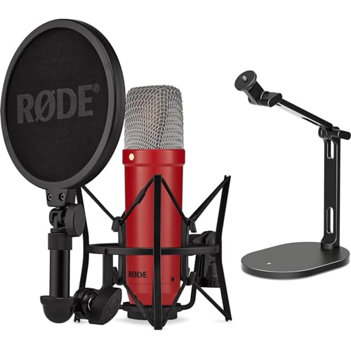 RODE NT1-A コンデンサーマイク フルセット 卓上デスクアーム付き 41WZIs9aW+L.jpg